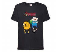 Футболка детская Время Приключений 0013 (Adventure Time) черная (ADT blc 0013) 104 см Футболка детская Время Приключений 0013 (Adventure Time) черная (ADT blc 0013) 104 см
