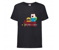 Футболка детская Время Приключений 0014 (Adventure Time) черная (ADT blc 0014) 104 см Футболка детская Время Приключений 0014 (Adventure Time) черная (ADT blc 0014) 104 см