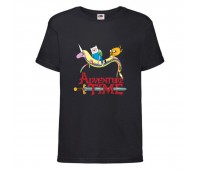 Футболка детская Время Приключений 0015 (Adventure Time) черная (ADT blc 0015) 104 см Футболка детская Время Приключений 0015 (Adventure Time) черная (ADT blc 0015) 104 см