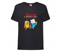 Футболка детская Время Приключений 0018 (Adventure Time) черная (ADT blc 0018) 104 см Футболка детская Время Приключений 0018 (Adventure Time) черная (ADT blc 0018) 104 см