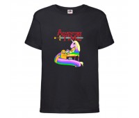 Футболка детская Время Приключений 0021 (Adventure Time) черная (ADT blc 0021) 104 см Футболка детская Время Приключений 0021 (Adventure Time) черная (ADT blc 0021) 104 см