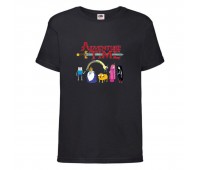 Футболка детская Время Приключений 0022 (Adventure Time) черная (ADT blc 0022) 104 см Футболка детская Время Приключений 0022 (Adventure Time) черная (ADT blc 0022) 104 см