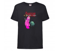 Футболка детская Время Приключений 0025 (Adventure Time) черная (ADT blc 0025) 104 см Футболка детская Время Приключений 0025 (Adventure Time) черная (ADT blc 0025) 104 см