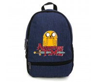Рюкзак Время Приключений подростковый Cappuccino Toys (Adventure time 007-blue)  синий
