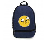 Рюкзак Время Приключений подростковый Cappuccino Toys (Adventure time 006-blue)  синий