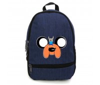Рюкзак Время Приключений подростковый Cappuccino Toys (Adventure time 0010-blue)  синий
