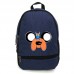 Рюкзак Время Приключений подростковый Cappuccino Toys (Adventure time 0010-blue)  синий