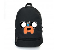 Рюкзак Время Приключений подростковый Cappuccino Toys (Adventure time 0010-black)  черный
