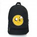Рюкзак Время Приключений подростковый Cappuccino Toys (Adventure time 006-black)  черный