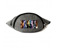 Сумка Бананка Мортал Комбат на пояс Cappuccino (Mortal Combat 003-gray) серый