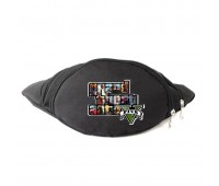 Сумка Бананка GTA на пояс Cappuccino (gta 001-black) черный