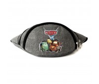 Сумка Бананка Тачки на пояс Cappuccino (tachki 005-gray) серый