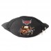 Сумка Бананка Тачки на пояс Cappuccino (tachki 003-black) черный
