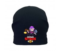 Шапка детская Бравл Старс черная (Brawl Stars-0015) 50-52 см