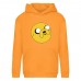Худи детская Время Приключений 0011 (Adventure Time) оранжевый (ART orn 0011) 128 см