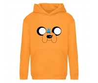 Худи детская Время Приключений 0029 (Adventure Time) оранжевый (ART orn 0029) 116 см