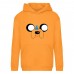 Худи детская Время Приключений 0029 (Adventure Time) оранжевый (ART orn 0029) 128 см