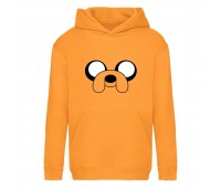 Худи детская Время Приключений 0030 (Adventure Time) оранжевый (ART orn 0030) 116 см