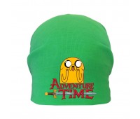 Шапка детская Время Приключений 005 (Adventure Time) зеленая (ATR grn 005) 54-56 см