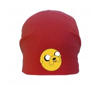 Шапка детская Время Приключений 004 (Adventure Time) красная (ATR rd 004) 50-52 см