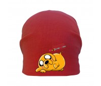 Шапка детская Время Приключений 006 (Adventure Time) красная (ATR rd 006) 54-56 см