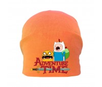 Шапка детская Время Приключений 003 (Adventure Time) оранжевая (ATR orn 003) 54-56 см