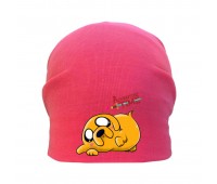 Шапка детская Время Приключений 006 (Adventure Time) розовая (ATR pnc 006) 50-52 см