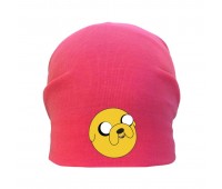 Шапка детская Время Приключений 004 (Adventure Time) розовая (ATR pnc 004) 54-56 см