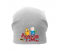 Шапка детская Время Приключений 001 (Adventure Time) серая (ATR gry 001) 50-52 см