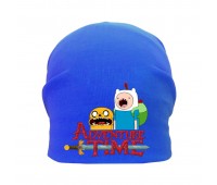 Шапка детская Время Приключений 003 (Adventure Time) синяя (ATR blu 003) 50-52 см