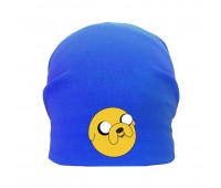 Шапка детская Время Приключений 004 (Adventure Time) синяя (ATR blu 004) 50-52 см