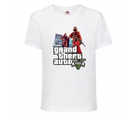 Футболка детская GTA 005 (Grand Theft Auto) белая (GTA wh 005) 116 см