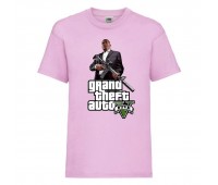 Футболка детская GTA 001 (Grand Theft Auto) светлорозовая (GTA lpn 001) 116 см