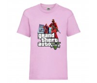 Футболка детская GTA 005 (Grand Theft Auto) светлорозовая (GTA lpn 005) 116 см