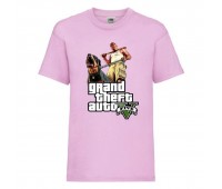 Футболка детская GTA 006 (Grand Theft Auto) светлорозовая (GTA lpn 006) 116 см
