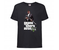 Футболка детская GTA 001 (Grand Theft Auto) черная (GTA blc 001) 116 см