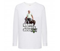 Лонгслив реглан GTA 007 (Grand Theft Auto) белый (GTA wh 007) 116 см