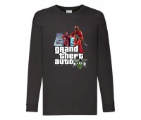 Лонгслив реглан GTA 005 (Grand Theft Auto) черный (GTA blc 005) 116 см