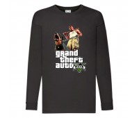 Лонгслив реглан GTA 006 (Grand Theft Auto) черный (GTA blc 006) 116 см