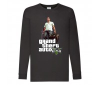 Лонгслив реглан GTA 007 (Grand Theft Auto) черный (GTA blc 007) 116 см