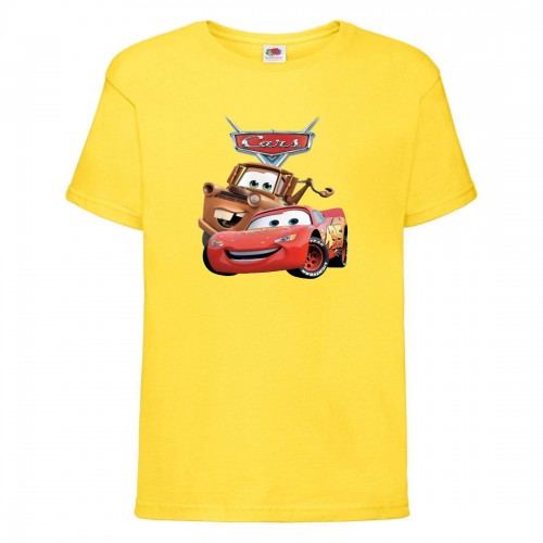 Футболка детская ТАЧКИ 0012 (CARS) желтая (CAR yel 0012) 128 см Футболка детская ТАЧКИ 0012 (CARS) желтая (CAR yel 0012) 128 см