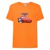 Футболка детская ТАЧКИ 009 (CARS) оранжевая (CAR orn 009) 104 см