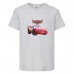 Футболка детская ТАЧКИ 001 (CARS) серая (CAR gry 001) 104 см