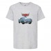 Футболка детская ТАЧКИ 0011 (CARS) серая (CAR gry 0011) 128 см