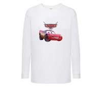 Лонгслив реглан ТАЧКИ 001 (CARS) белый (CRS wh 001) 104 см