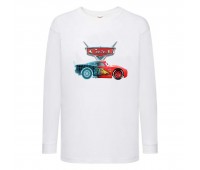 Лонгслив реглан ТАЧКИ 006 (CARS) белый (CRS wh 006) 104 см