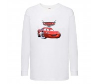 Лонгслив реглан ТАЧКИ 009 (CARS) белый (CRS wh 009) 104 см