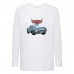 Лонгслив реглан ТАЧКИ 0011 (CARS) белый (CRS wh 0011) 104 см
