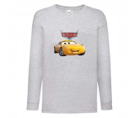 Лонгслив реглан ТАЧКИ 004 (CARS) серый (CRS gry 004) 104 см