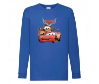 Лонгслив реглан ТАЧКИ 0012 (CARS) синий (CRS blu 0012) 104 см
